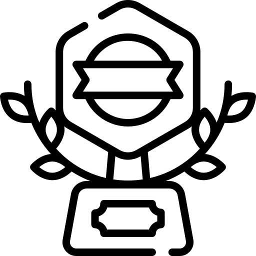 Trophy success champion achievement icon