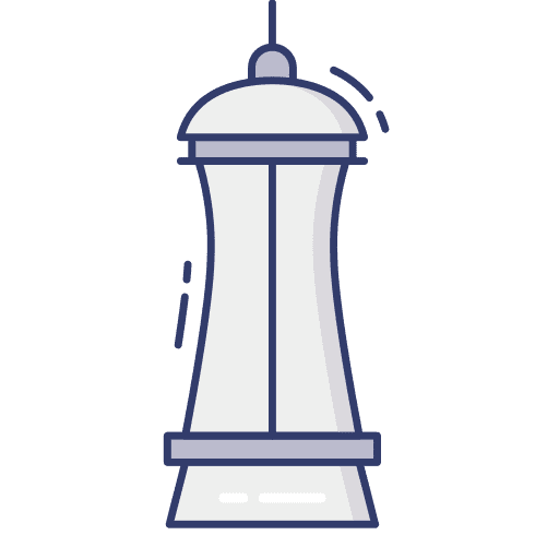 Tower landmark monument tower icon