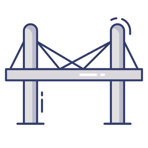 Bridge bridge monument structure icon