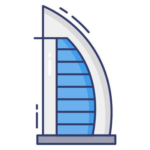 Burj al arab architecture and city burj al arab landmark icon
