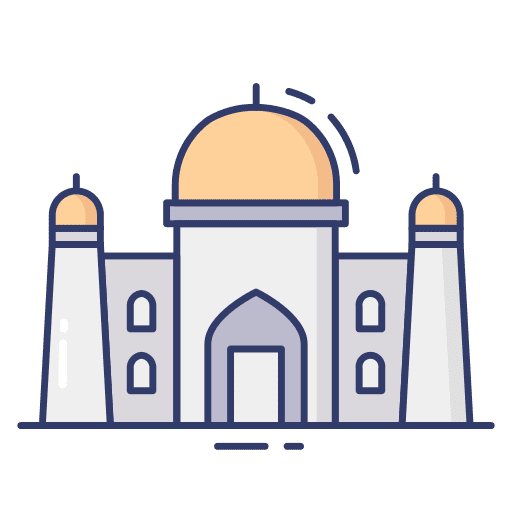 Mosque place holy mosque icon