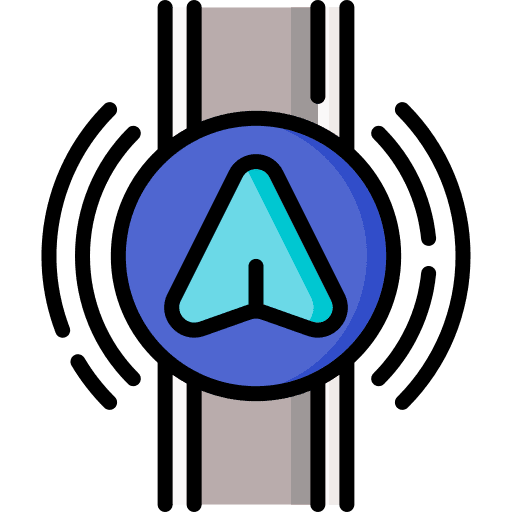 Position live orientation maps and location icon Position live orientation maps and location icon