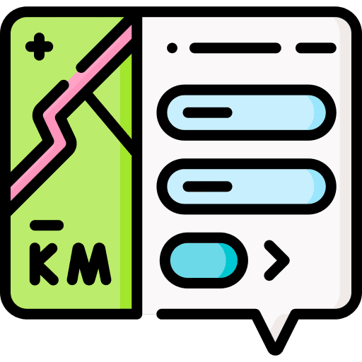 Distance distance gps position icon Distance distance gps position icon