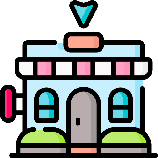 Restaurant location arrow food icon Restaurant location arrow food icon