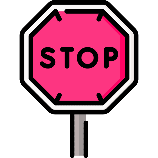 Stop road sign regulation circulation icon Stop road sign regulation circulation icon