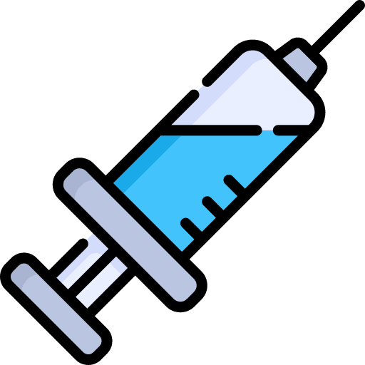 Syringe healthcare and medical medicine injection icon