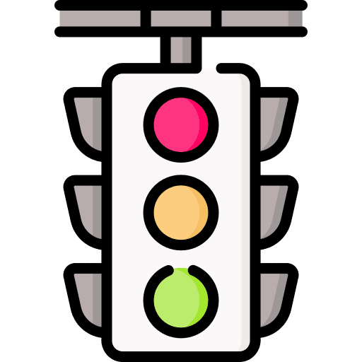 Traffic light traffic sign stop sign regulation icon Traffic light traffic sign stop sign regulation icon