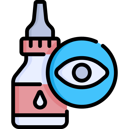 Eye drop eye dropper bottle medication icon Eye drop eye dropper bottle medication icon