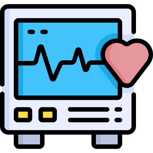 Heart rate healthcare and medical heartbeat monitor icon Heart rate healthcare and medical heartbeat monitor icon