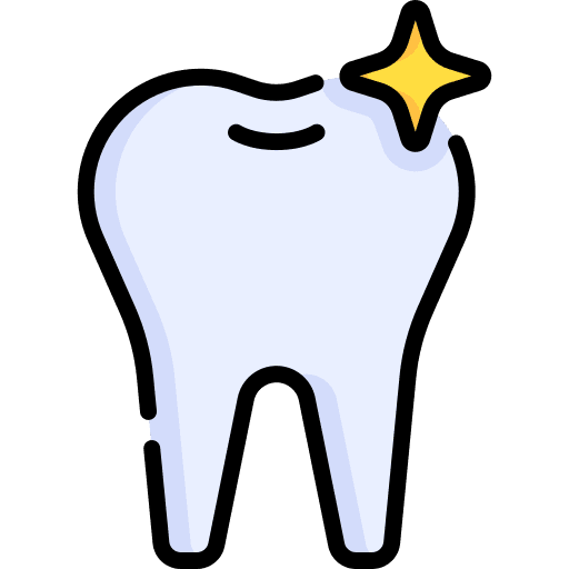 Tooth dentist dental hygiene bright icon Tooth dentist dental hygiene bright icon