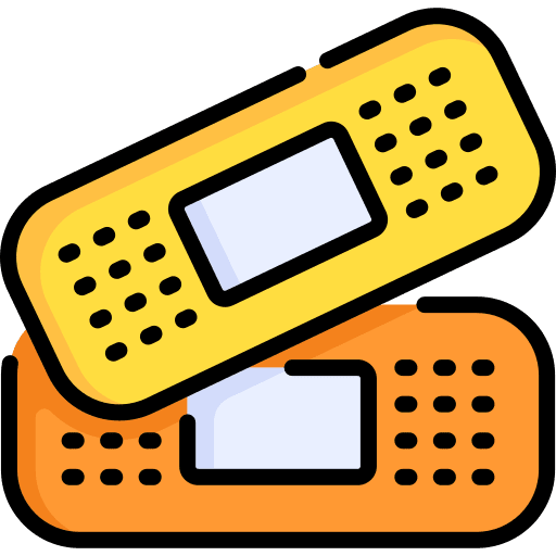 Band aid wound patch band aid icon Band aid wound patch band aid icon