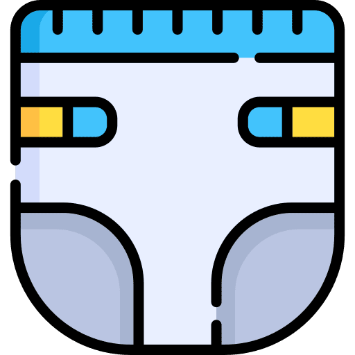 Diaper underwear kid and baby hygiene icon Diaper underwear kid and baby hygiene icon