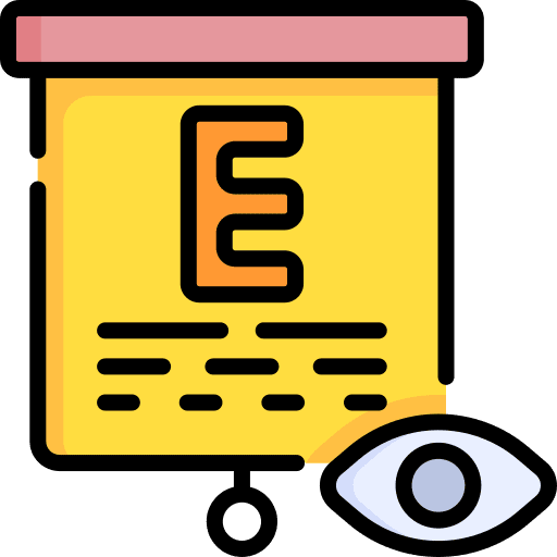 Eye test ophthalmology eye test optical icon Eye test ophthalmology eye test optical icon