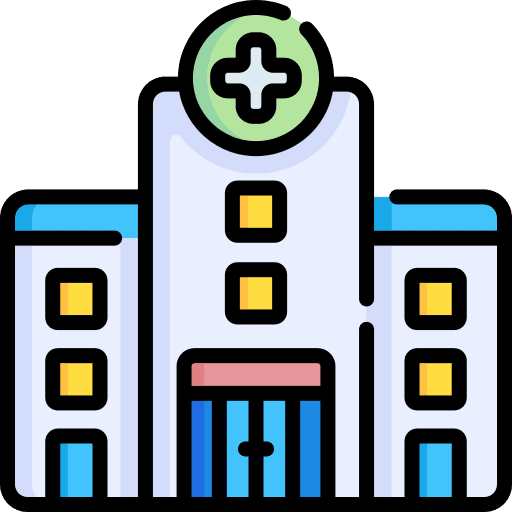 Hospital clinic health healthcare and medical icon Hospital clinic health healthcare and medical icon