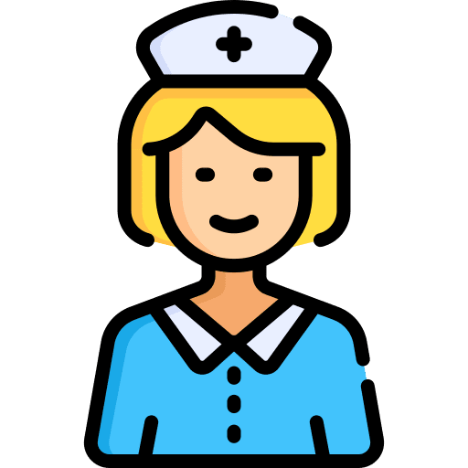 Nurse professions and jobs woman short hair icon Nurse professions and jobs woman short hair icon