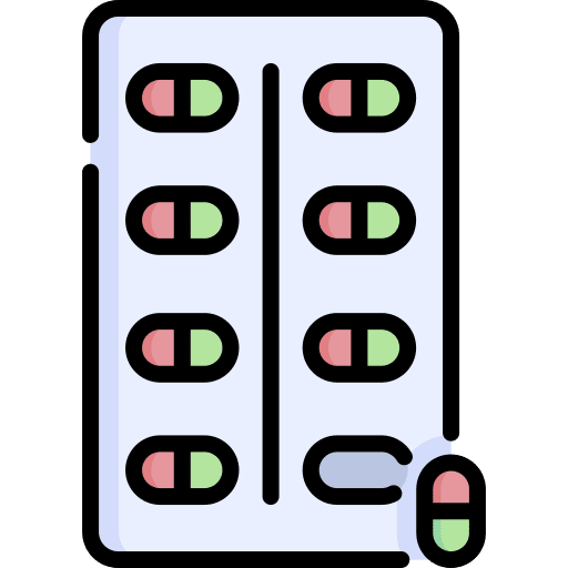 Pills pharmacy drug blister icon Pills pharmacy drug blister icon
