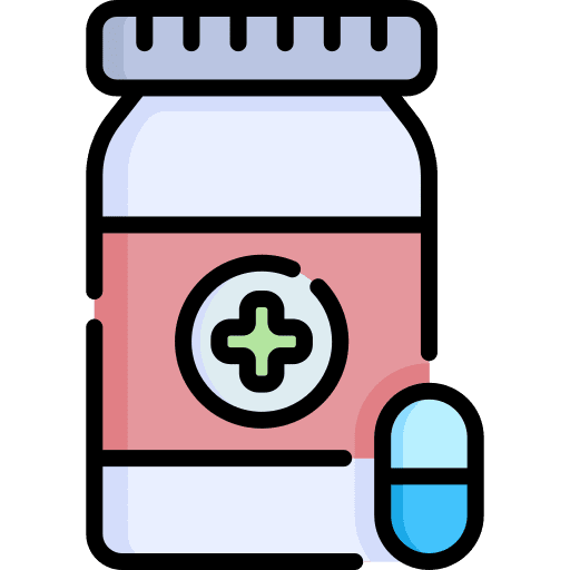 Medicine drug jar bottle icon Medicine drug jar bottle icon