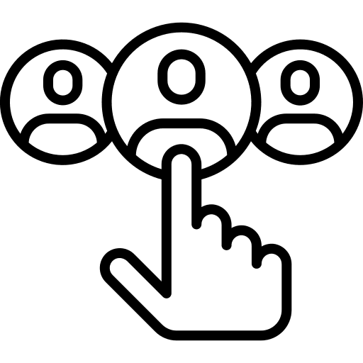 Choosing counting chosen candidate icon