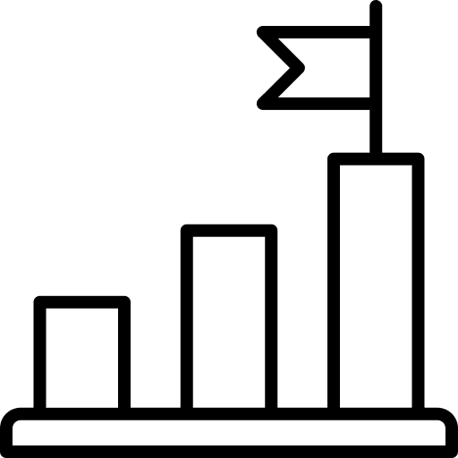 Goal business and finance objective goal icon