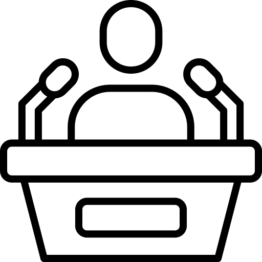 Conference debate conference speaker icon Conference debate conference speaker icon