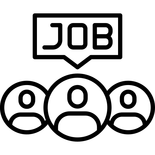 Job promotion group business and finance persons icon Job promotion group business and finance persons icon