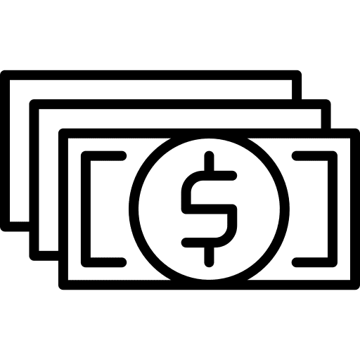 Salary money banknote salary icon Salary money banknote salary icon