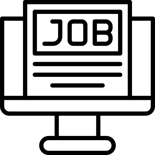 Job job business and finance portfolio icon Job job business and finance portfolio icon