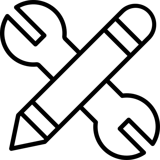 Skills wrench graphic design pencil icon Skills wrench graphic design pencil icon