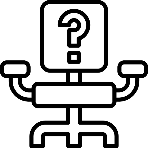 Vacant comfort furniture and household seat icon Vacant comfort furniture and household seat icon