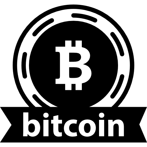Bitcoin emblem digital symbol money icon