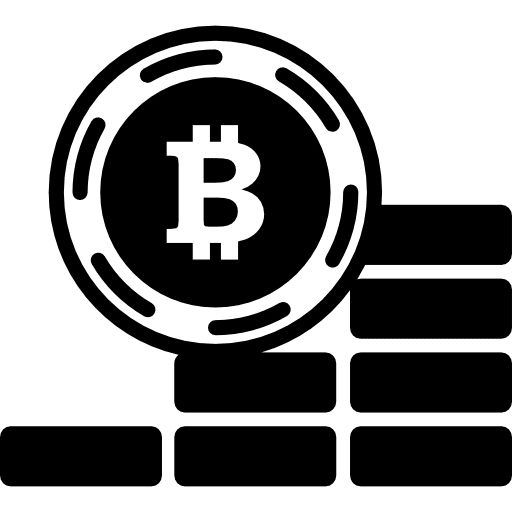 Bitcoin ascending coin money bitcoin coins icon