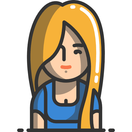 Woman avatar people young icon