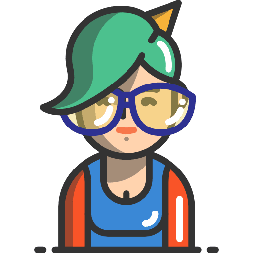 Woman girl avatar user icon