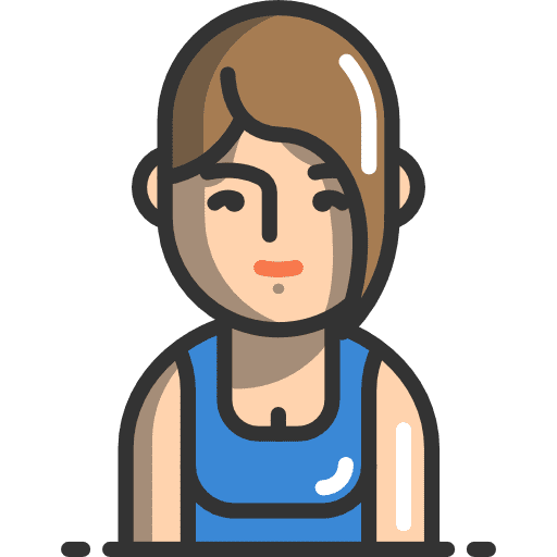 Woman profile young people icon