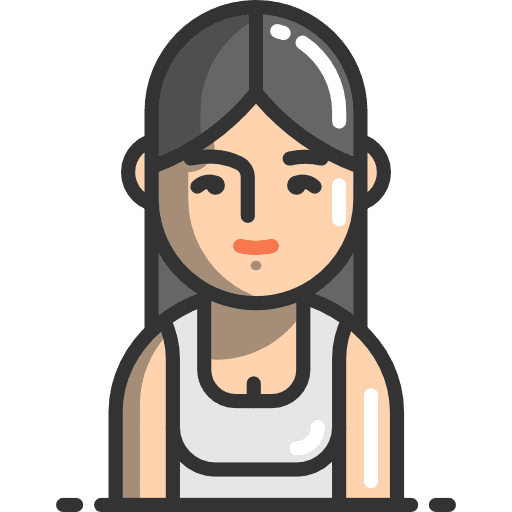 Woman user young avatar icon