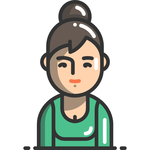 Woman people young avatar icon