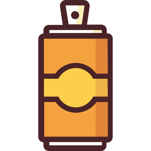 Beer can food and restaurant refreshing icon