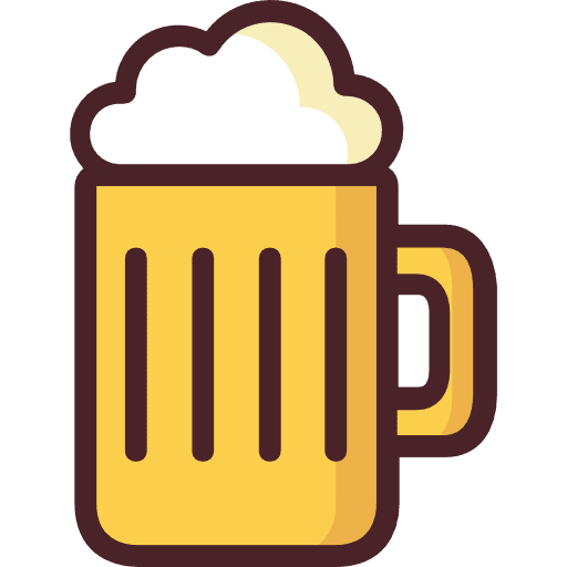 Beer pint food and restaurant food icon