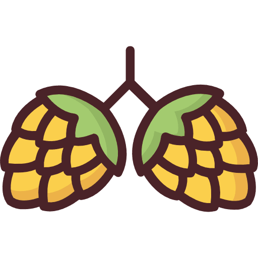 Hop food and restaurant plant organic icon
