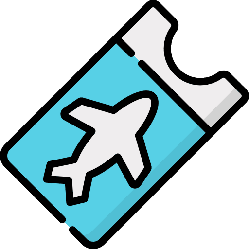 Plane tickets ticket transportation plane ticket icon