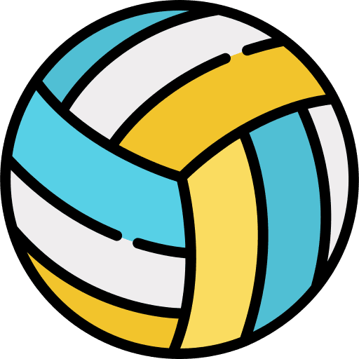 Volleyball ball sports and competition volleyball icon