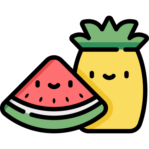 Fruits vegetarian vegan fruits icon