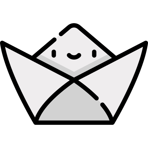 Paper boat boat paper boat holidays icon