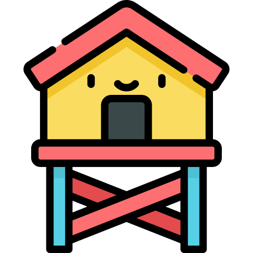 Cabin holidays real estate cabin icon