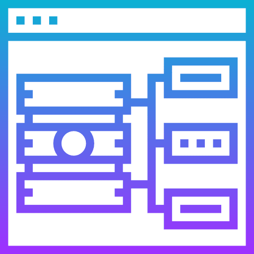 Database database sitemap seo and web icon Database database sitemap seo and web icon