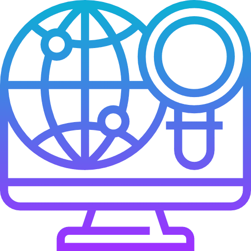 Dns optimization globe grid monitor icon Dns optimization globe grid monitor icon