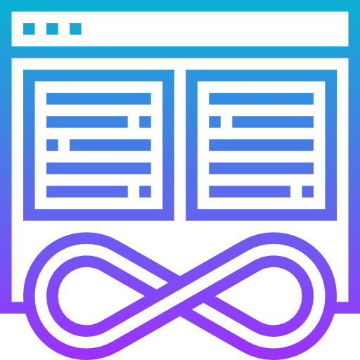 Domain bandwidth unlimited web icon