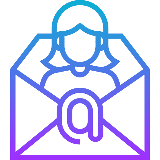 Email social letter postcard icon Email social letter postcard icon