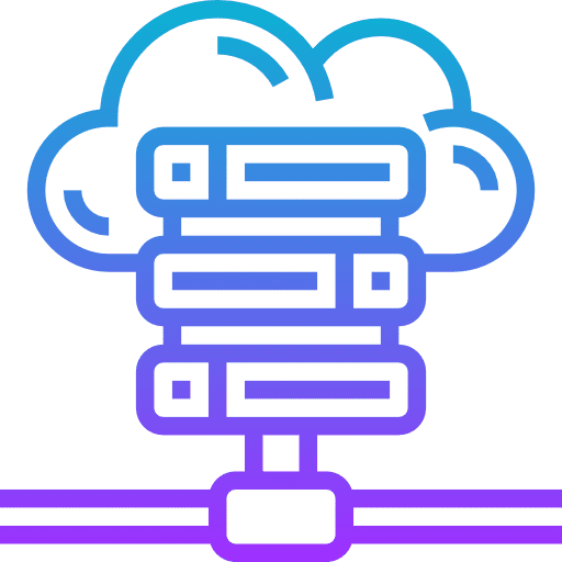 Cloud server interface data seo and web icon Cloud server interface data seo and web icon