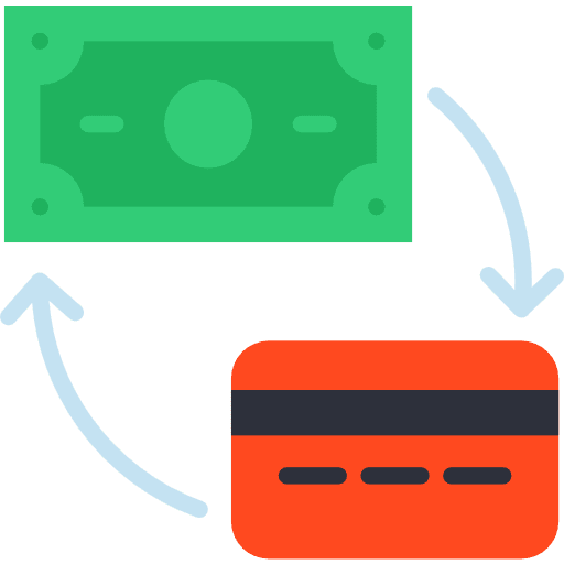 Payment method cash money notes icon Payment method cash money notes icon